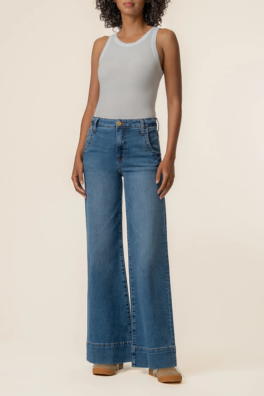 Maya High Rise Wide Leg Jeans