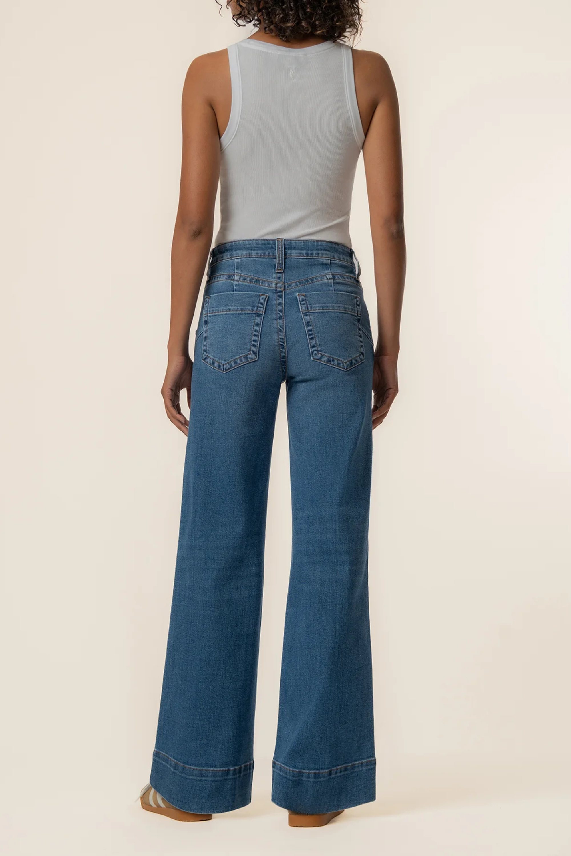 Maya High Rise Wide Leg Jeans-Denim-Vixen Collection, Day Spa and Women's Boutique Located in Seattle, Washington