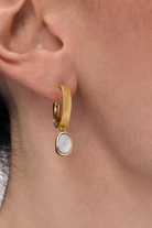 Mercer Gemstone Mini Drop Earrings-Earrings-Vixen Collection, Day Spa and Women's Boutique Located in Seattle, Washington