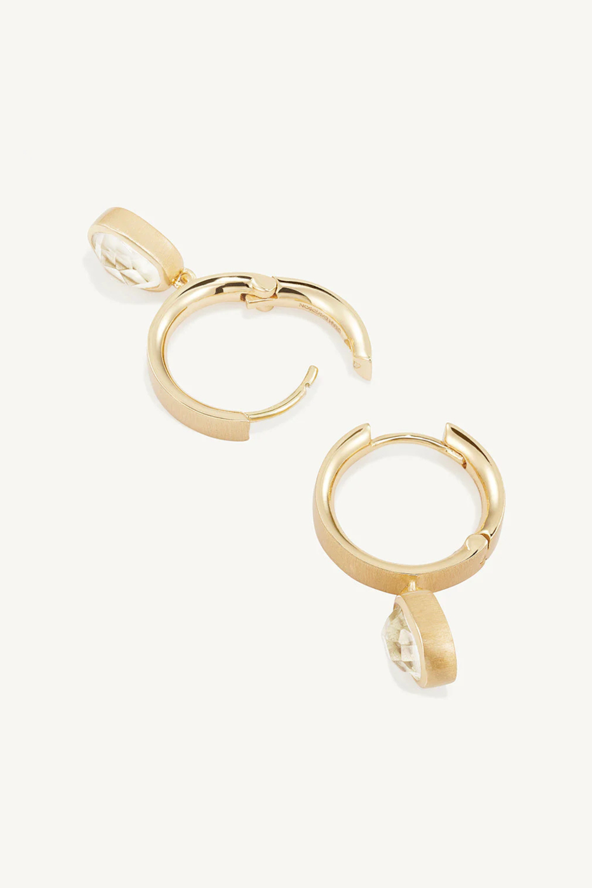 Mercer Gemstone Mini Drop Earrings-Earrings-Vixen Collection, Day Spa and Women's Boutique Located in Seattle, Washington