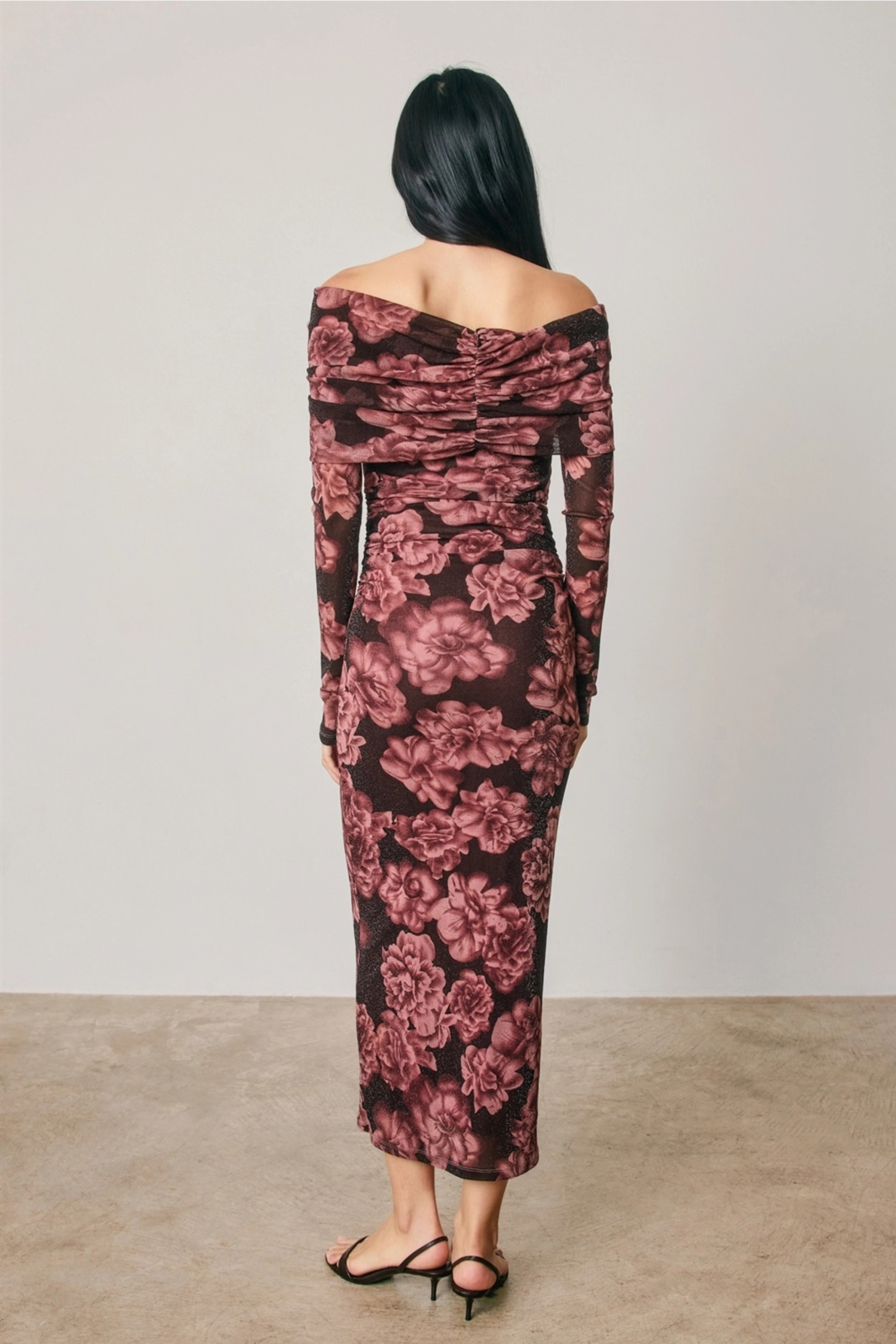 Metallic Rose Dress-Dresses-Vixen Collection, Day Spa and Women's Boutique Located in Seattle, Washington