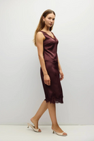 Mina Satin Top-Tank Tops-Vixen Collection, Day Spa and Women's Boutique Located in Seattle, Washington