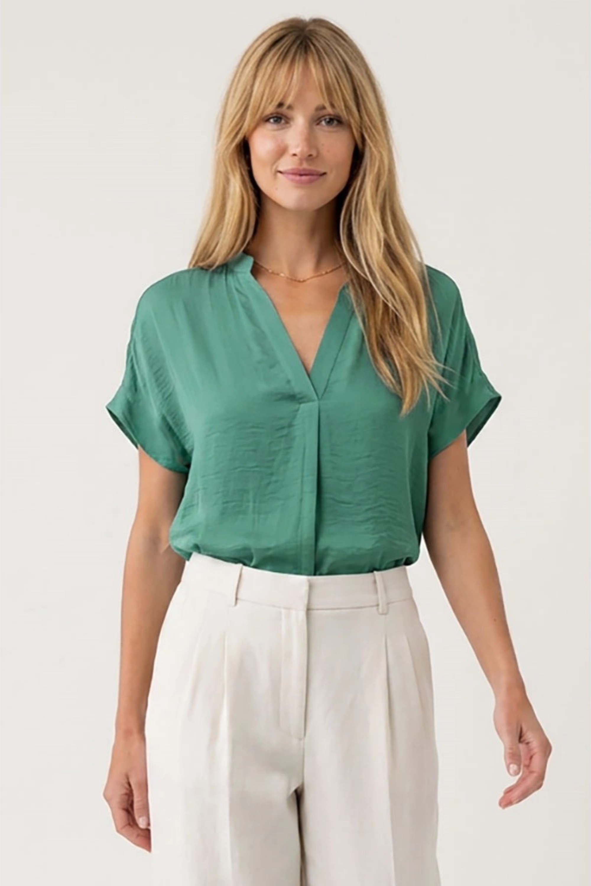 Mindy Top Jewel Tones-Short Sleeves-Vixen Collection, Day Spa and Women's Boutique Located in Seattle, Washington