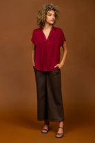 Mindy Top Jewel Tones-Short Sleeves-Vixen Collection, Day Spa and Women's Boutique Located in Seattle, Washington