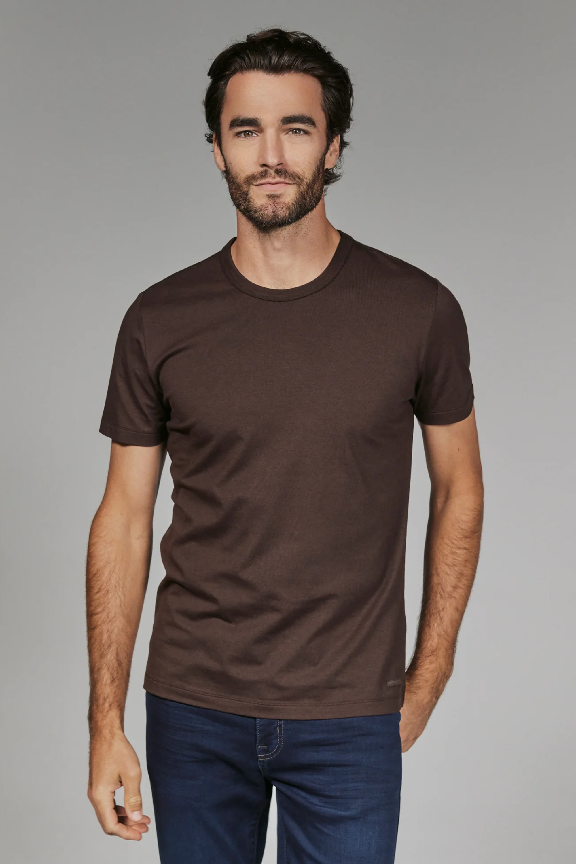 Modal Crew Neck Tee-Men's Tops-Vixen Collection, Day Spa and Women's Boutique Located in Seattle, Washington