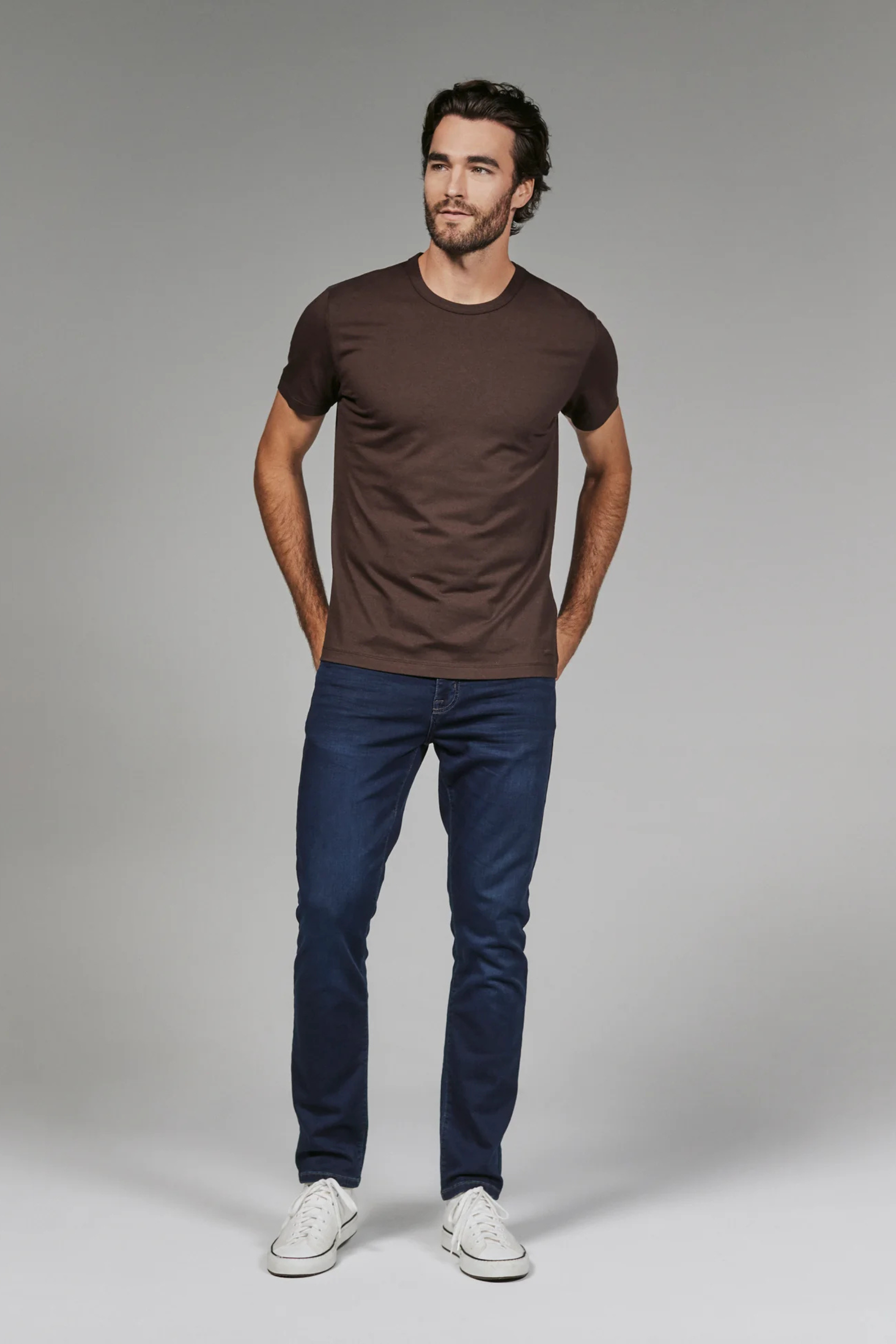 Modal Crew Neck Tee-Men's Tops-Vixen Collection, Day Spa and Women's Boutique Located in Seattle, Washington