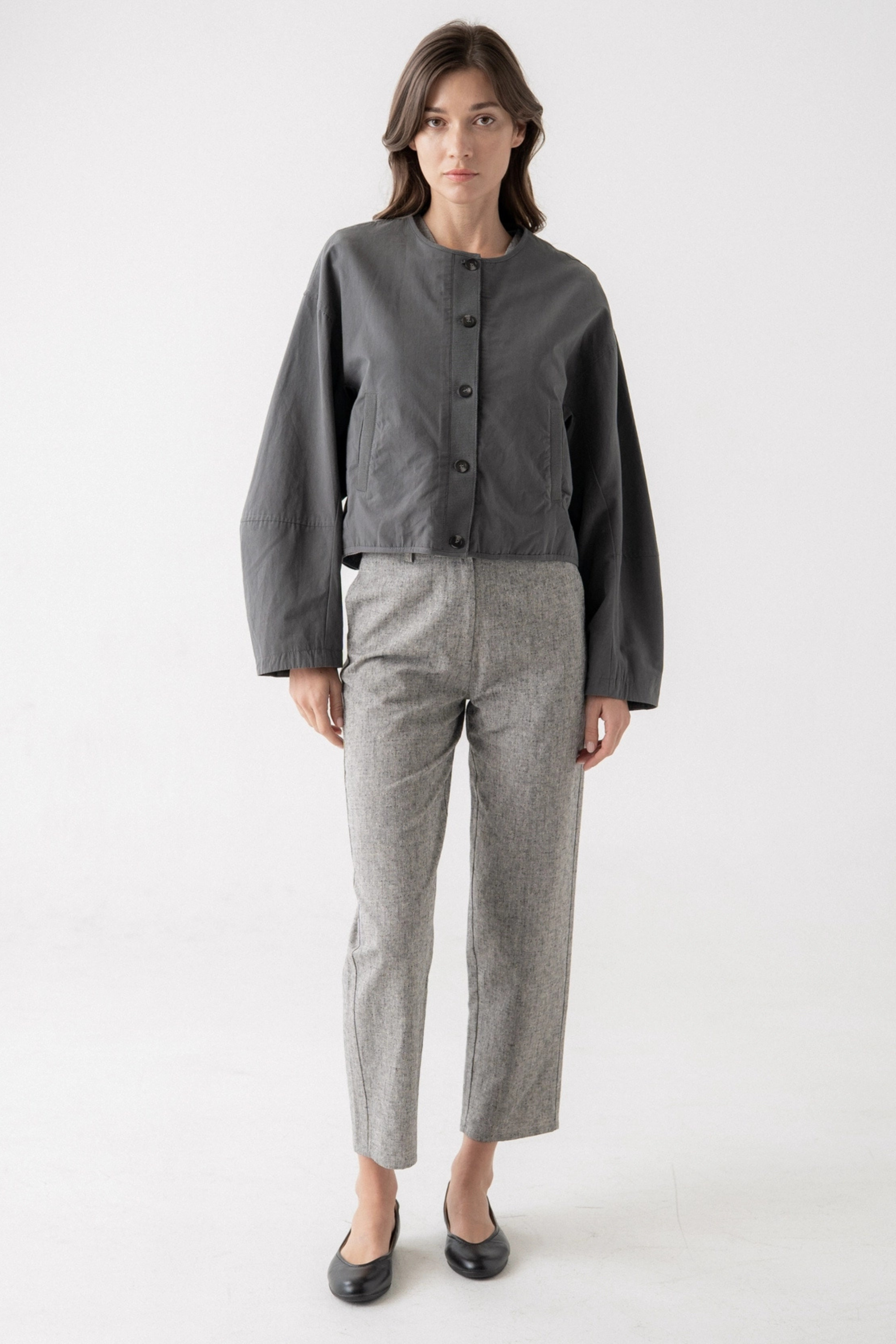 Mono Button Jacket-Jackets-Vixen Collection, Day Spa and Women's Boutique Located in Seattle, Washington