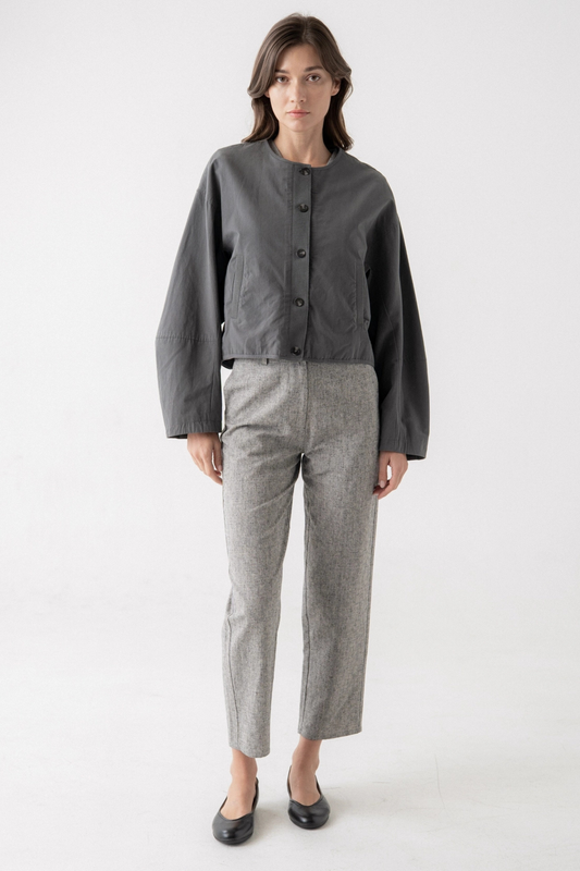 Mono Button Jacket-Jackets-Vixen Collection, Day Spa and Women's Boutique Located in Seattle, Washington