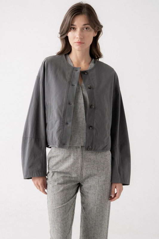 Mono Button Jacket-Jackets-Vixen Collection, Day Spa and Women's Boutique Located in Seattle, Washington