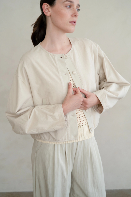 Mono Button Jacket-Jackets-Vixen Collection, Day Spa and Women's Boutique Located in Seattle, Washington