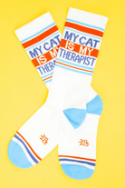 My Cat Is My Therapist Gym Crew Socks-Socks-Vixen Collection, Day Spa and Women's Boutique Located in Seattle, Washington