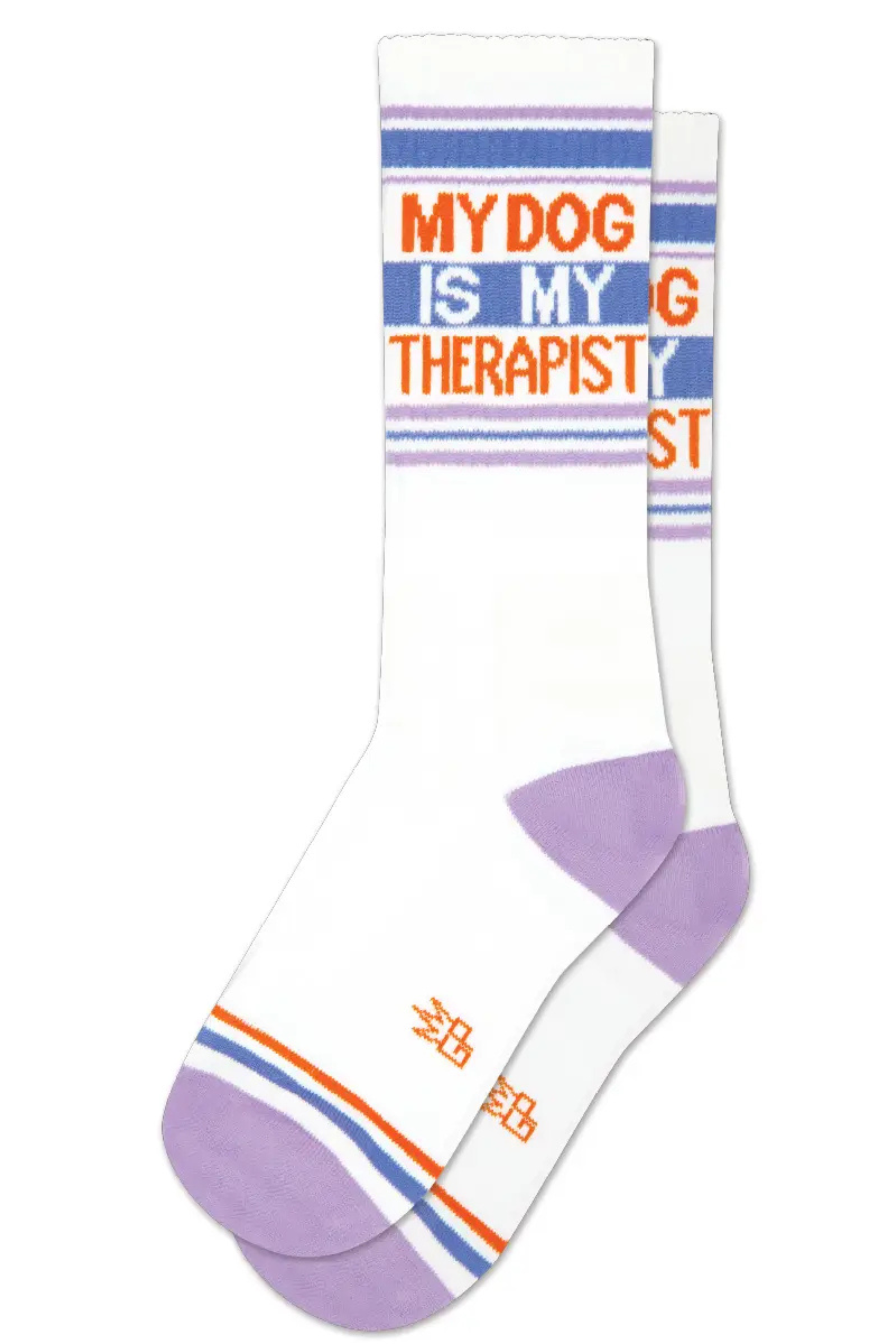 My Dog Is My Therapist Gym Crew Socks-Socks-Vixen Collection, Day Spa and Women's Boutique Located in Seattle, Washington