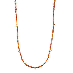 16" Hessonite Necklace-Necklaces-Vixen Collection, Day Spa and Women's Boutique Located in Seattle, Washington