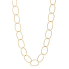 Large Gold Circles Necklace-Necklaces-Vixen Collection, Day Spa and Women's Boutique Located in Seattle, Washington