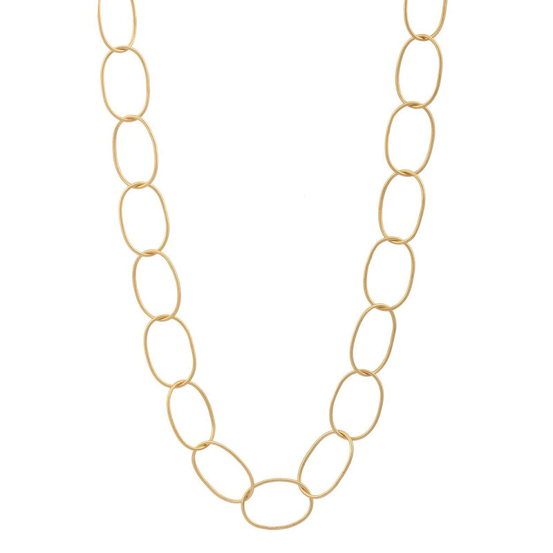 Large Gold Circles Necklace-Necklaces-Vixen Collection, Day Spa and Women's Boutique Located in Seattle, Washington