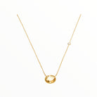Citrine Oval Pendant-Necklaces-Vixen Collection, Day Spa and Women's Boutique Located in Seattle, Washington