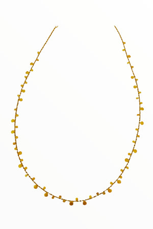 Gold Dot Necklace-Necklaces-Vixen Collection, Day Spa and Women's Boutique Located in Seattle, Washington