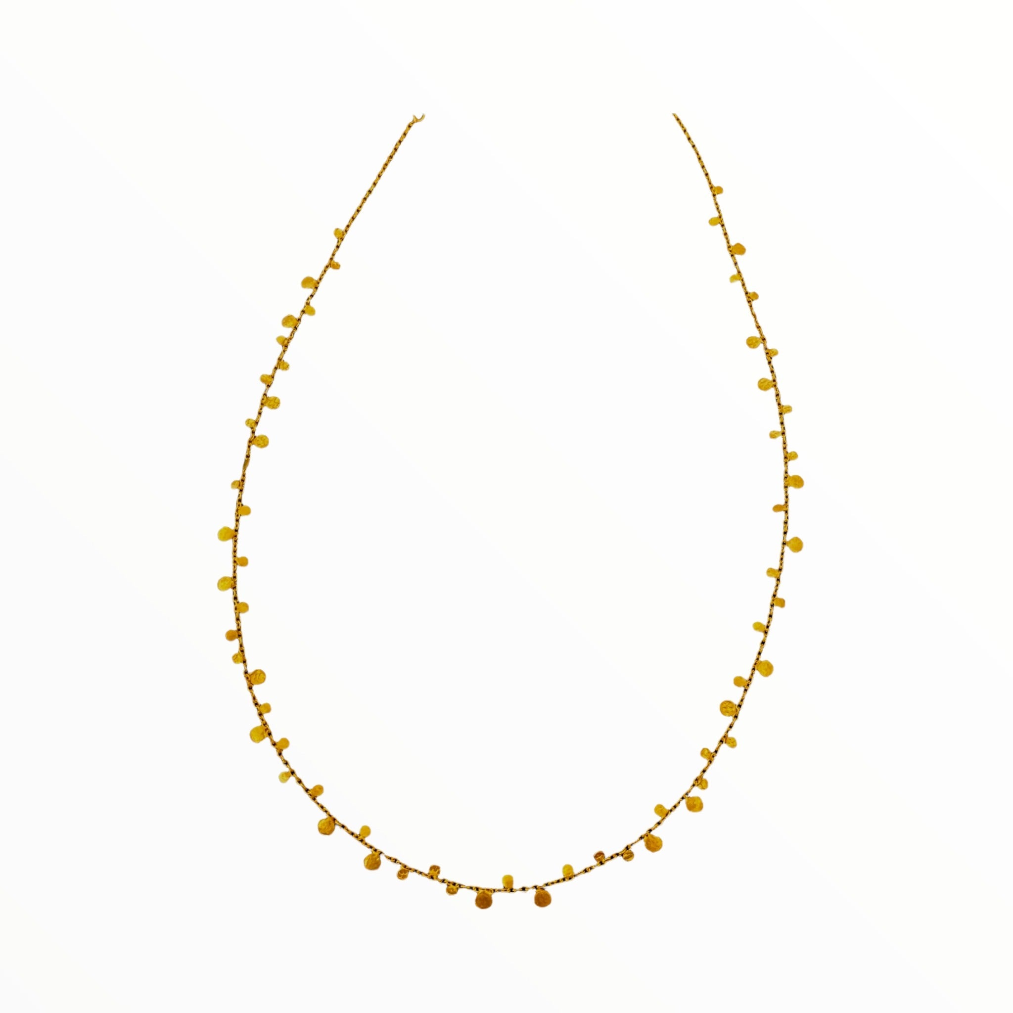 Gold Dot Necklace-Necklaces-Vixen Collection, Day Spa and Women's Boutique Located in Seattle, Washington