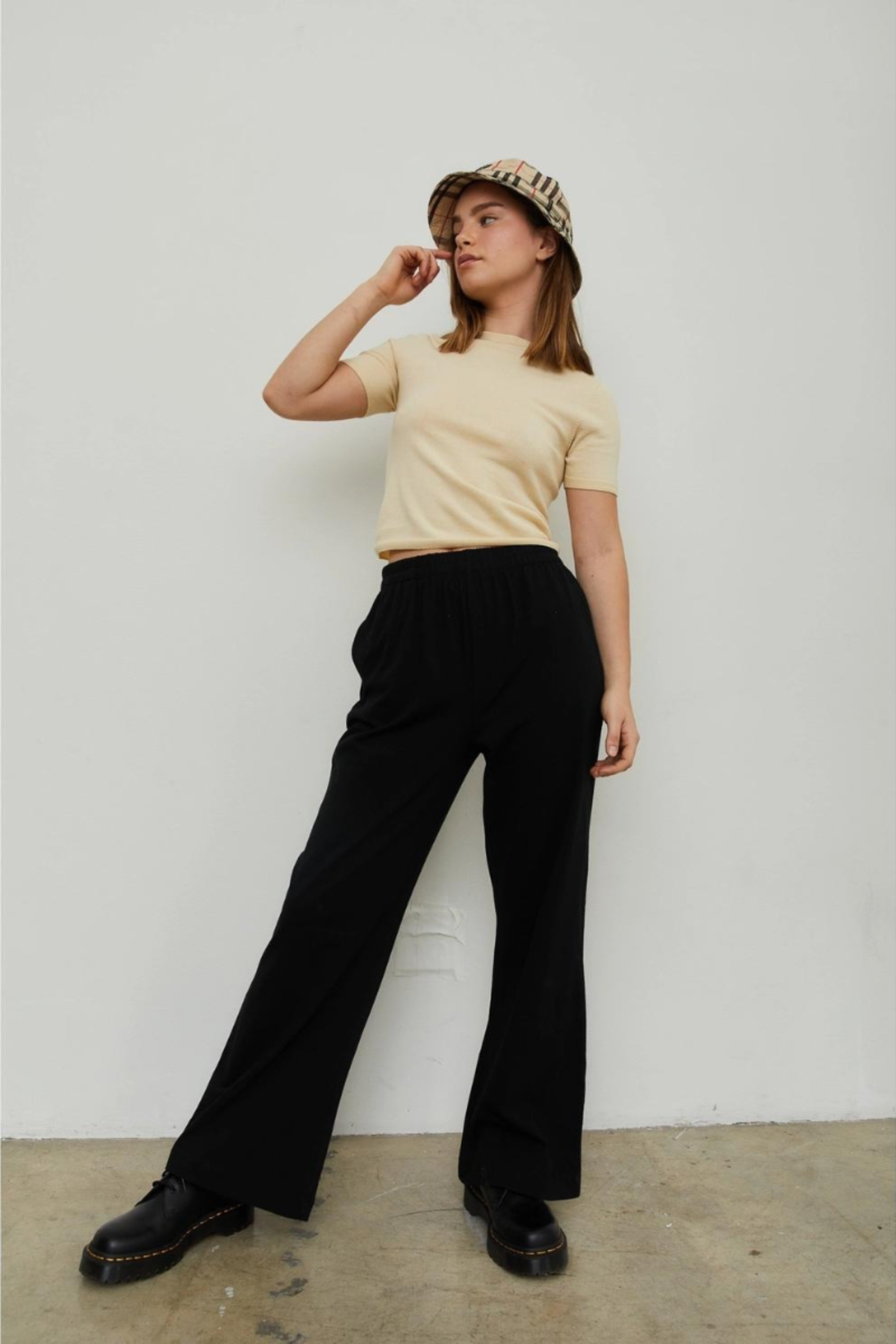 Free Flow Cotton Flare Pant-Loungewear Bottoms-Vixen Collection, Day Spa and Women's Boutique Located in Seattle, Washington