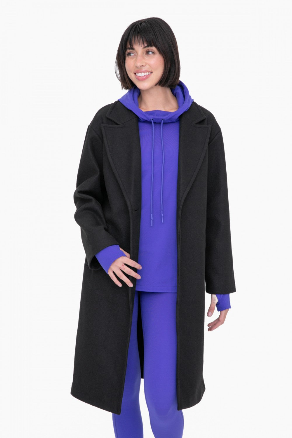 Classic Tailored Trench Coat, Black-Coats-Vixen Collection, Day Spa and Women's Boutique Located in Seattle, Washington