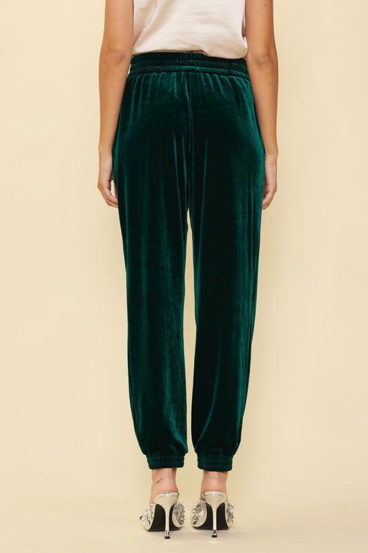 Velour Velvet Joggers-Pants-Vixen Collection, Day Spa and Women's Boutique Located in Seattle, Washington