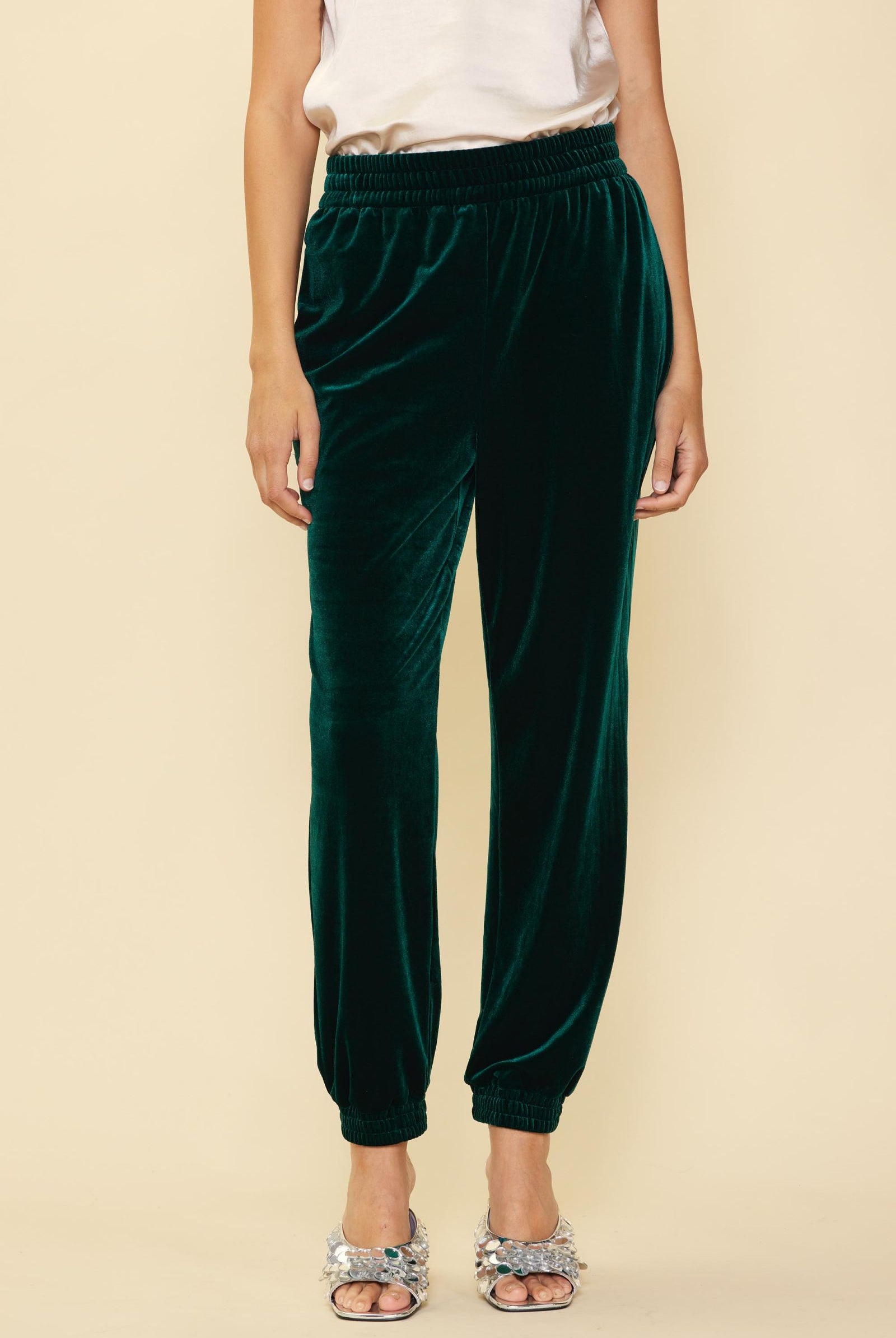 Velour Velvet Joggers-Pants-Vixen Collection, Day Spa and Women's Boutique Located in Seattle, Washington