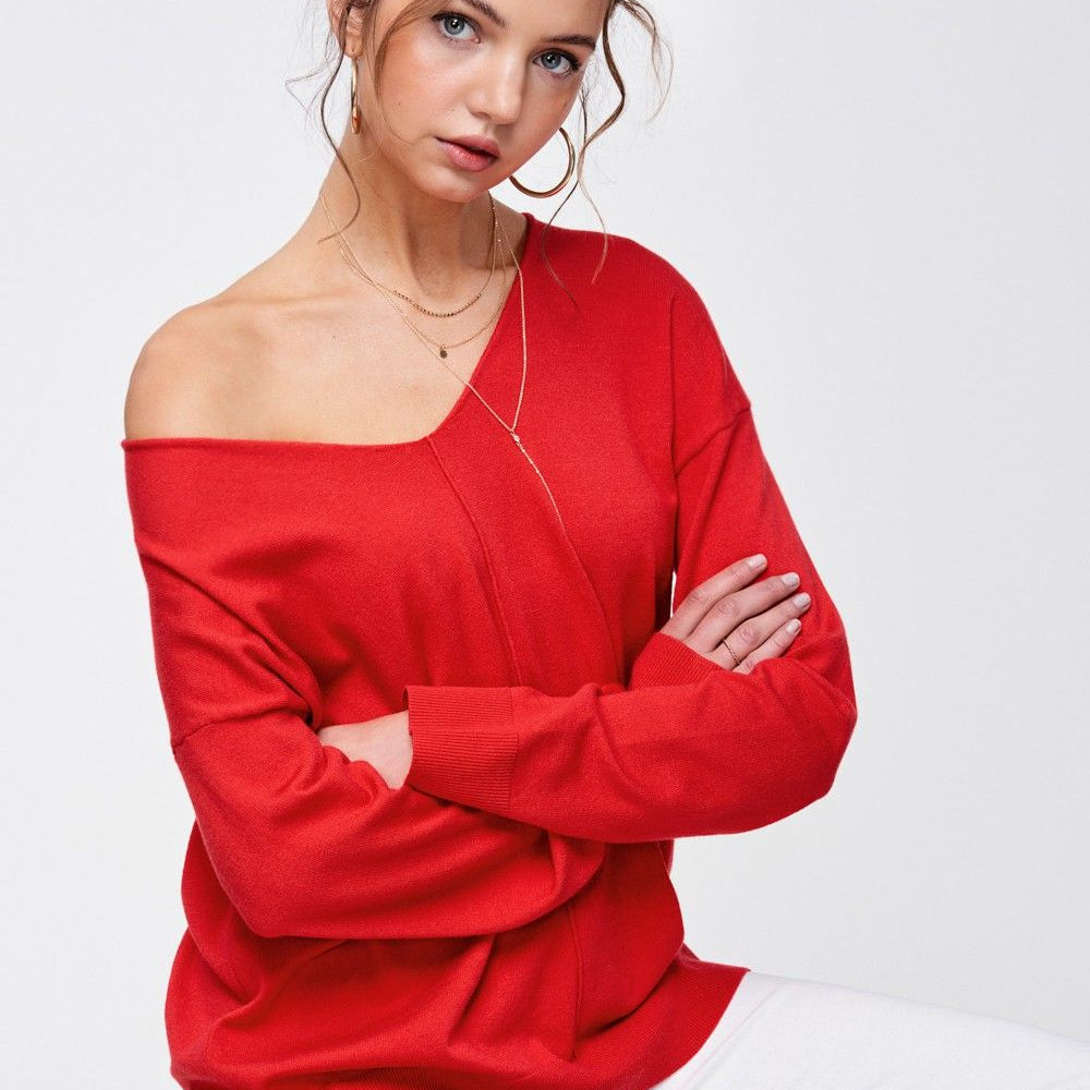 Go To Sweater, Tomato-Sweaters-Vixen Collection, Day Spa and Women's Boutique Located in Seattle, Washington