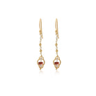 Garnet Pearl-Earrings-Vixen Collection, Day Spa and Women's Boutique Located in Seattle, Washington