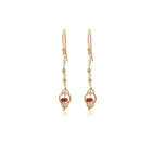 Garnet Pearl-Earrings-Vixen Collection, Day Spa and Women's Boutique Located in Seattle, Washington