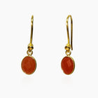 Carnelian Oval-Earrings-Vixen Collection, Day Spa and Women's Boutique Located in Seattle, Washington