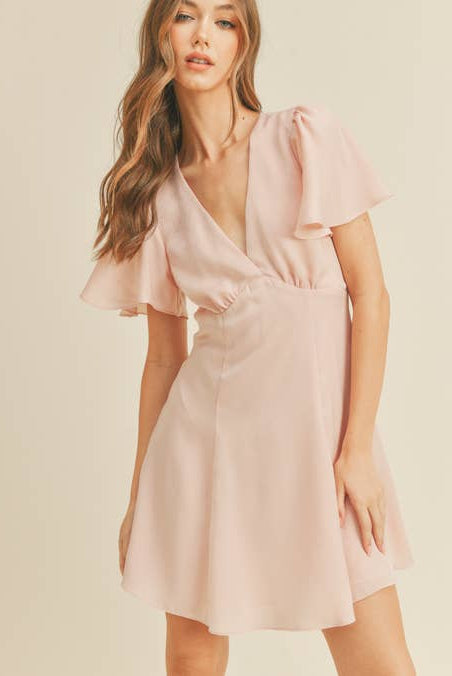 A Little Blush Mini Dress-Dresses-Vixen Collection, Day Spa and Women's Boutique Located in Seattle, Washington