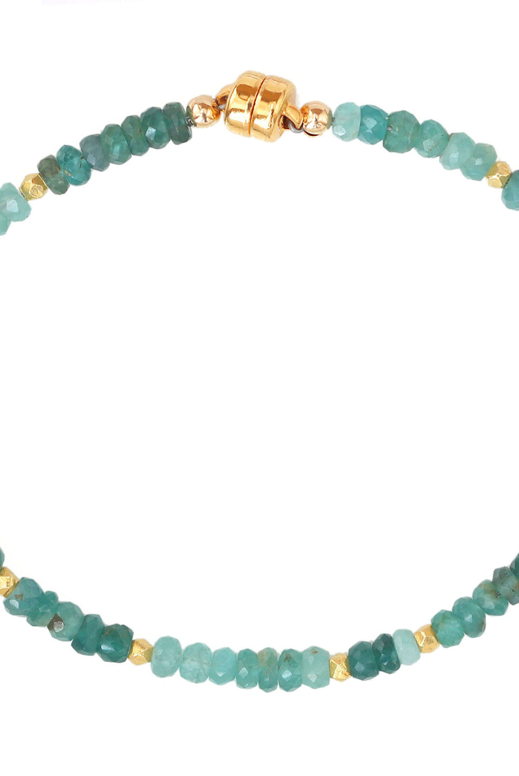 Turquoise Grandiederite Beaded Magnetic Bracelet-Bracelets-Vixen Collection, Day Spa and Women's Boutique Located in Seattle, Washington