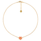Dafne Simple Flower Necklace-Necklaces-Vixen Collection, Day Spa and Women's Boutique Located in Seattle, Washington