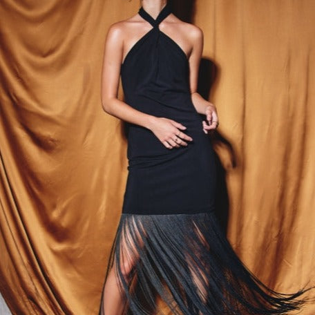 Time Out Fringe Dress-Dresses-Vixen Collection, Day Spa and Women's Boutique Located in Seattle, Washington
