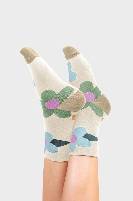 Groovy Floral Socks-Socks-Vixen Collection, Day Spa and Women's Boutique Located in Seattle, Washington