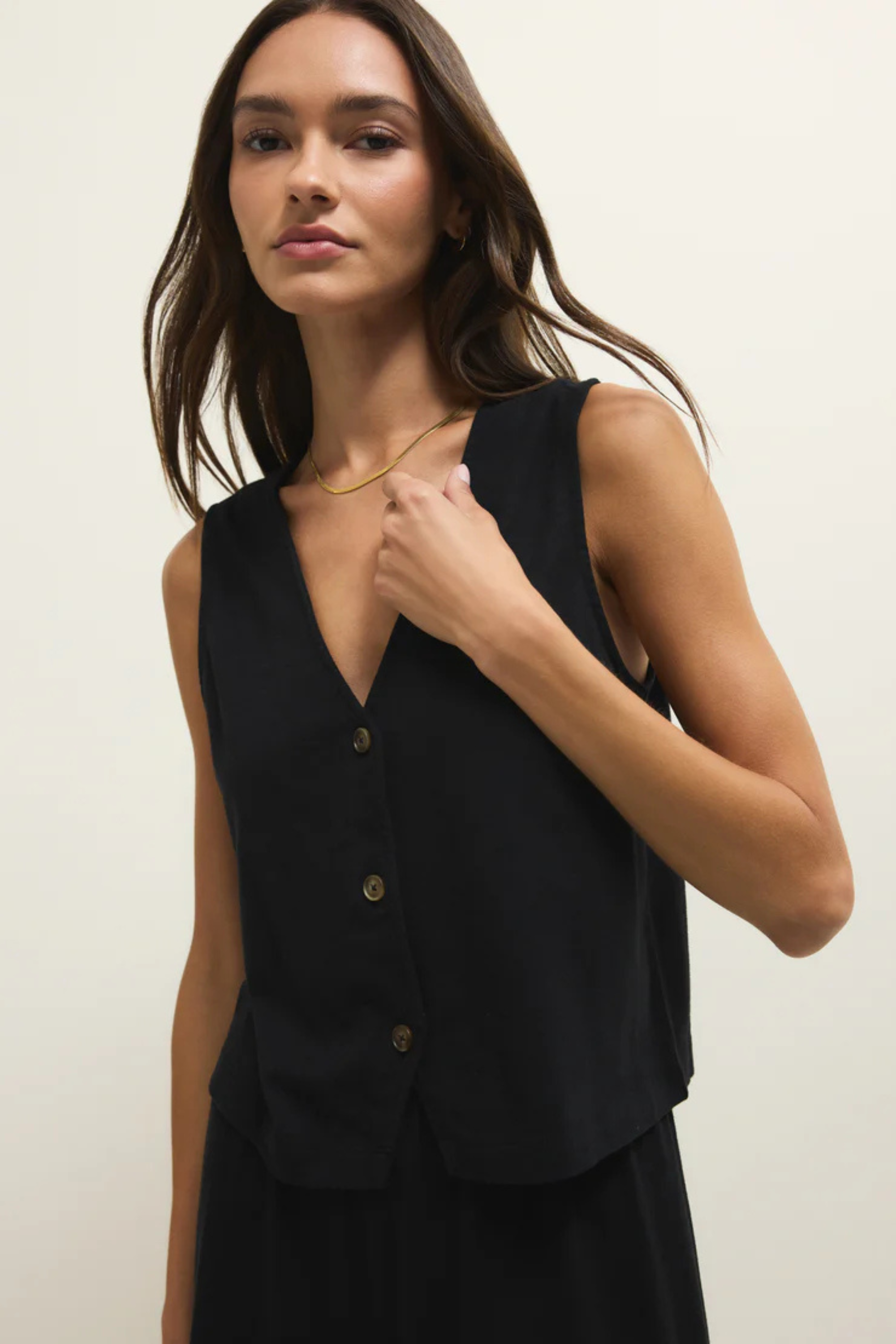 Noelle Jersey Top-Tank Tops-Vixen Collection, Day Spa and Women's Boutique Located in Seattle, Washington