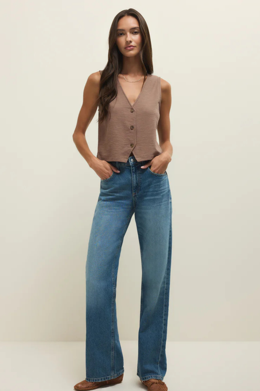 Noelle Textured Tank Top-Tank Tops-Vixen Collection, Day Spa and Women's Boutique Located in Seattle, Washington