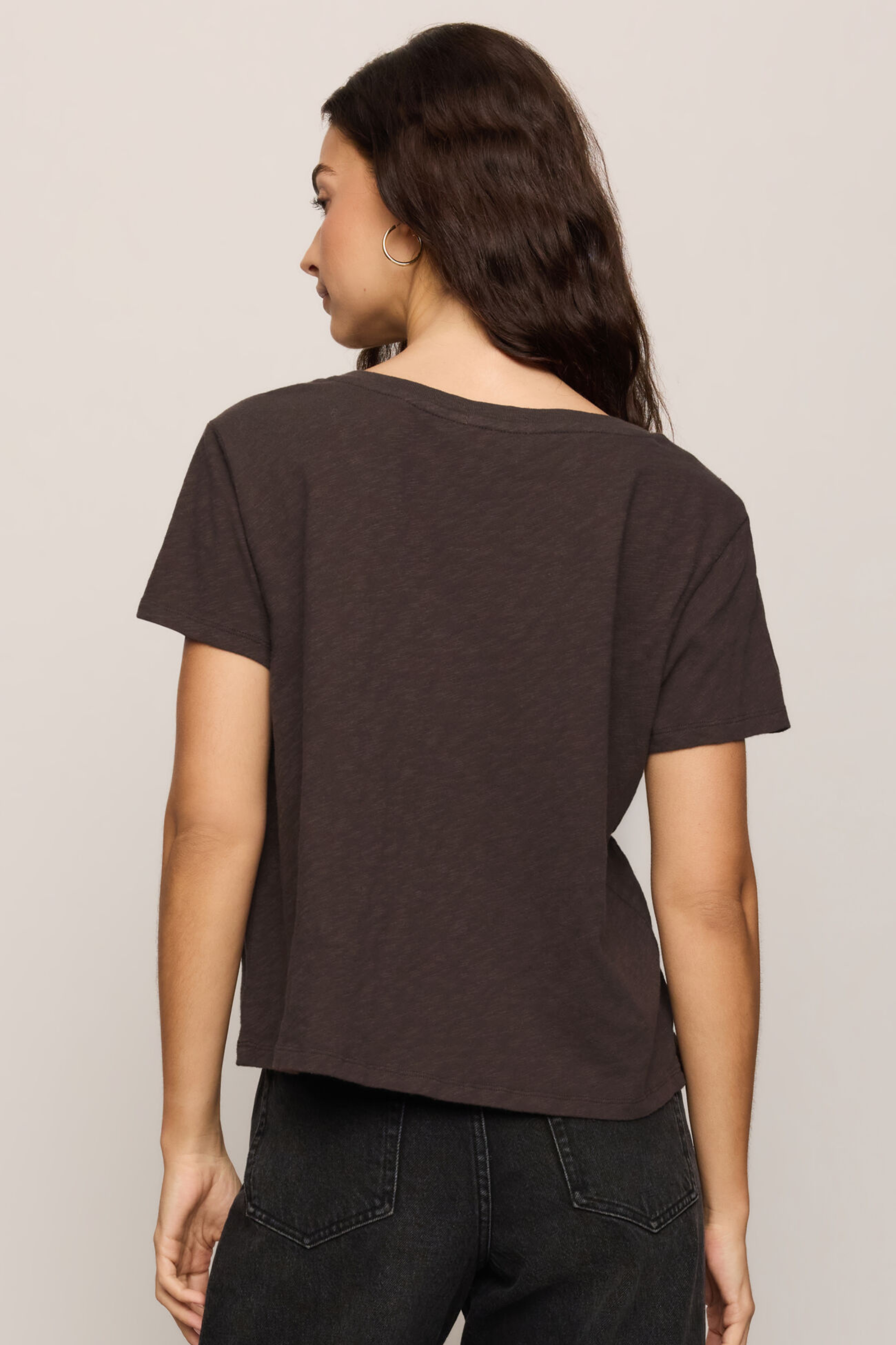 Nomad V-Neck Tee-Short Sleeves-Vixen Collection, Day Spa and Women's Boutique Located in Seattle, Washington