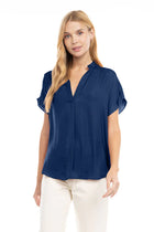 Mindy Top Naturals-Short Sleeves-Vixen Collection, Day Spa and Women's Boutique Located in Seattle, Washington