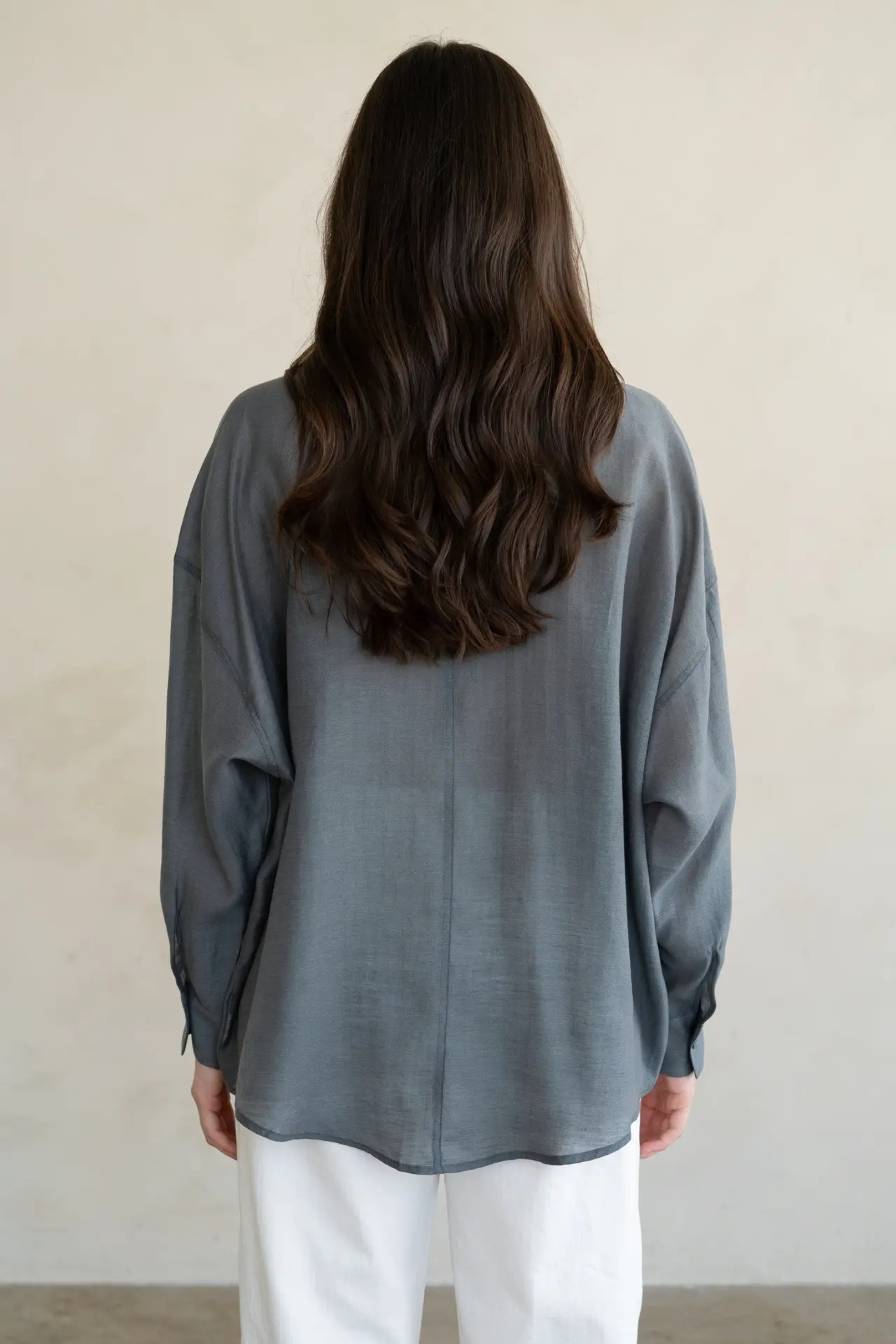 Ocean Mist Button Down-Long Sleeves-Vixen Collection, Day Spa and Women's Boutique Located in Seattle, Washington