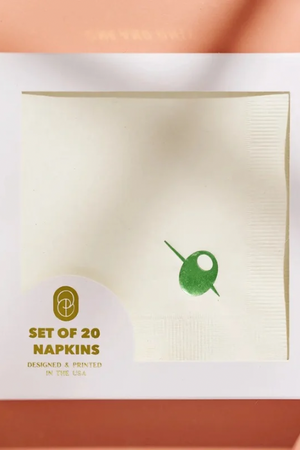 Art Deco Cocktail Napkins-Barware-Vixen Collection, Day Spa and Women's Boutique Located in Seattle, Washington