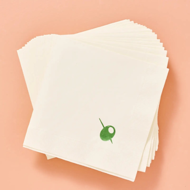 Art Deco Cocktail Napkins-Barware-Vixen Collection, Day Spa and Women's Boutique Located in Seattle, Washington