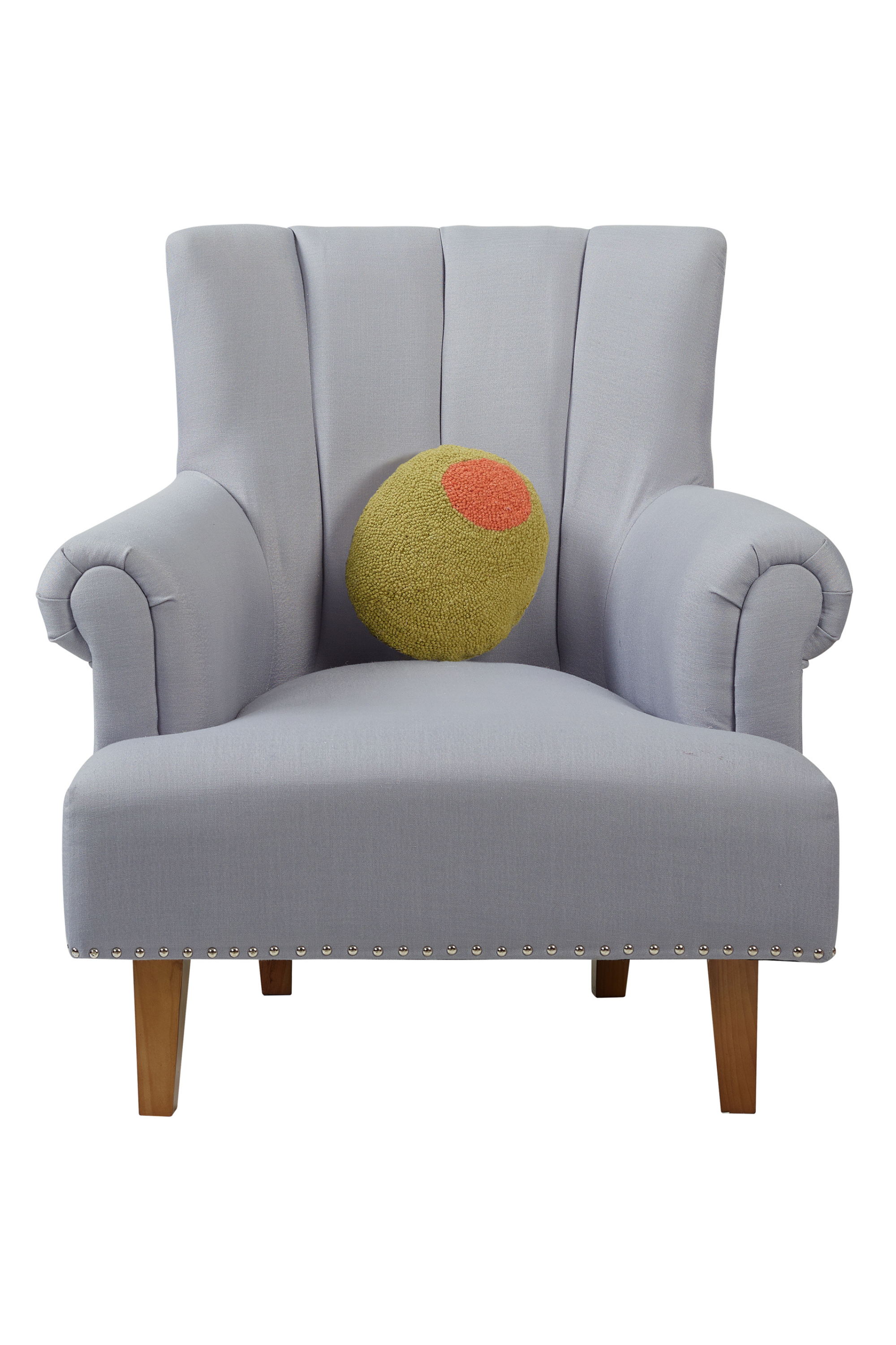 Olive Shaped Hook Pillow-Pillows-Vixen Collection, Day Spa and Women's Boutique Located in Seattle, Washington