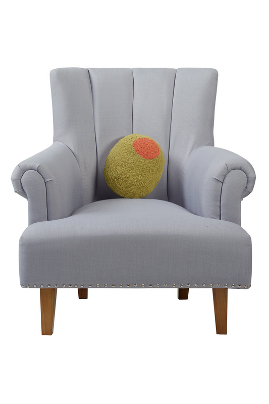 Olive Shaped Hook Pillow-Pillows-Vixen Collection, Day Spa and Women's Boutique Located in Seattle, Washington