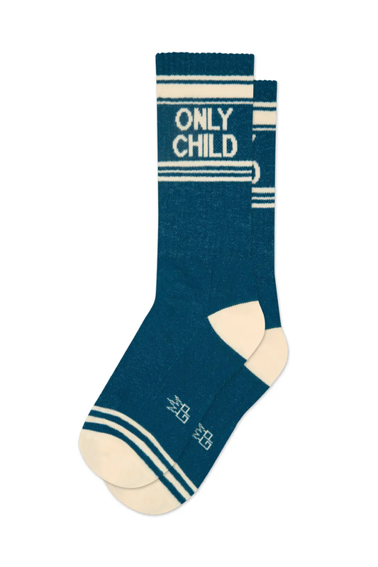 Only Child Gym Crew Socks-socks-Vixen Collection, Day Spa and Women's Boutique Located in Seattle, Washington