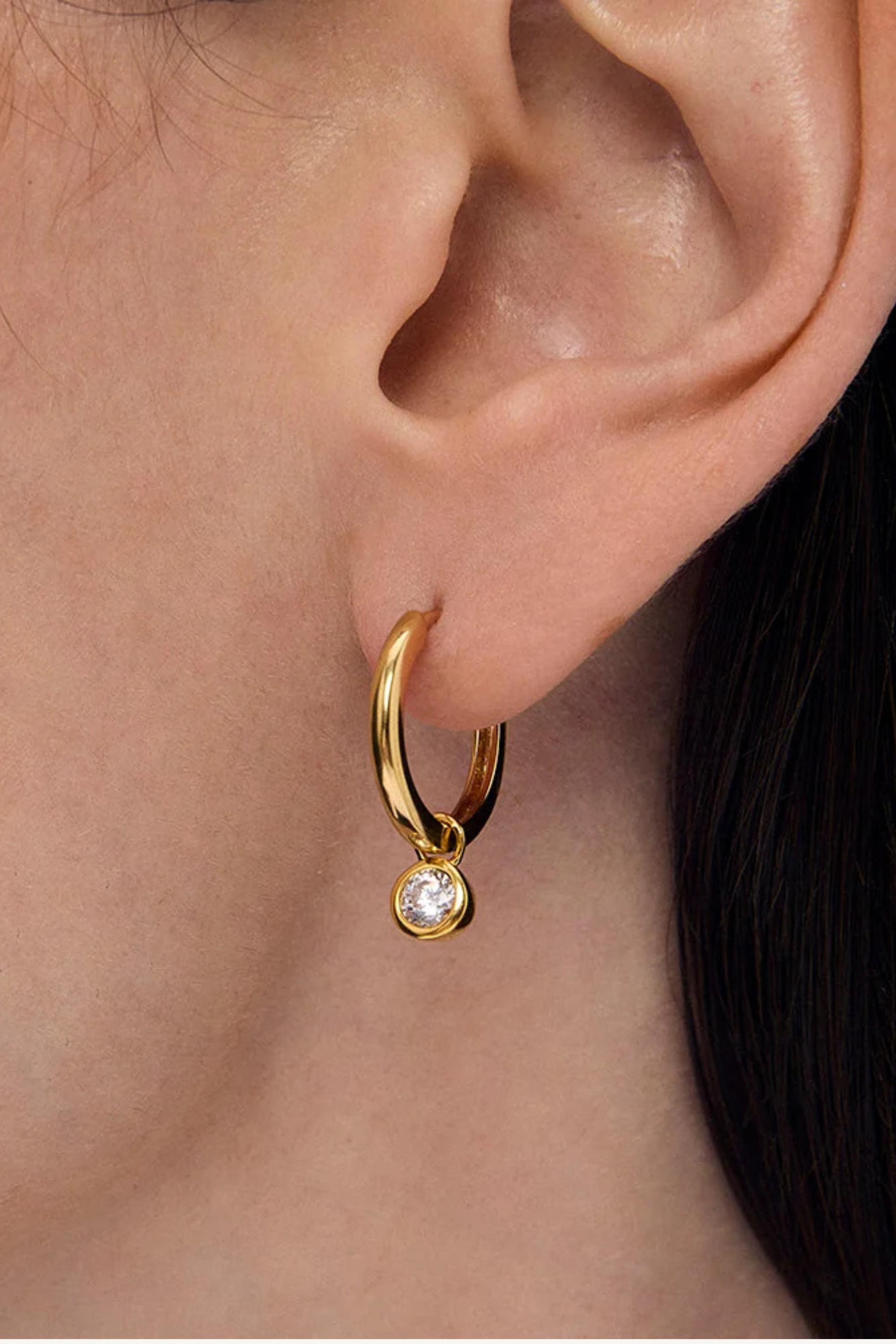 Orsay Huggie Hoops-Earrings-Vixen Collection, Day Spa and Women's Boutique Located in Seattle, Washington