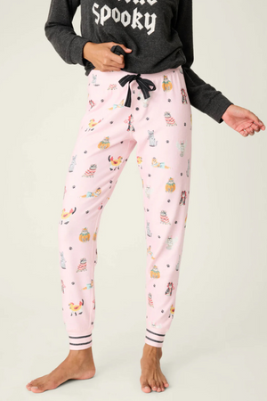 Feline Spooky Jammie Pants-Loungewear Bottoms-Vixen Collection, Day Spa and Women's Boutique Located in Seattle, Washington