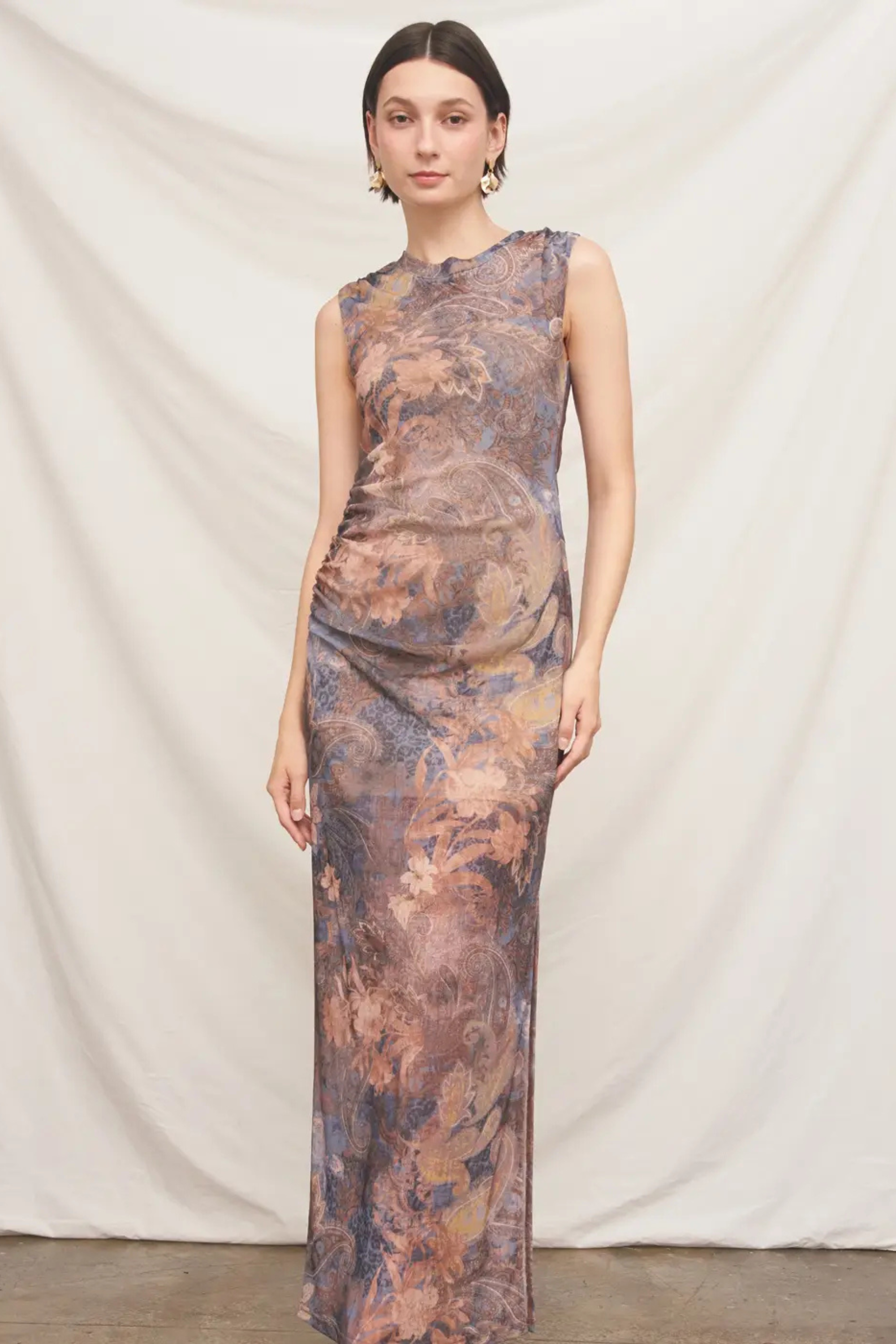 Paisley Party Dress-Dresses-Vixen Collection, Day Spa and Women's Boutique Located in Seattle, Washington