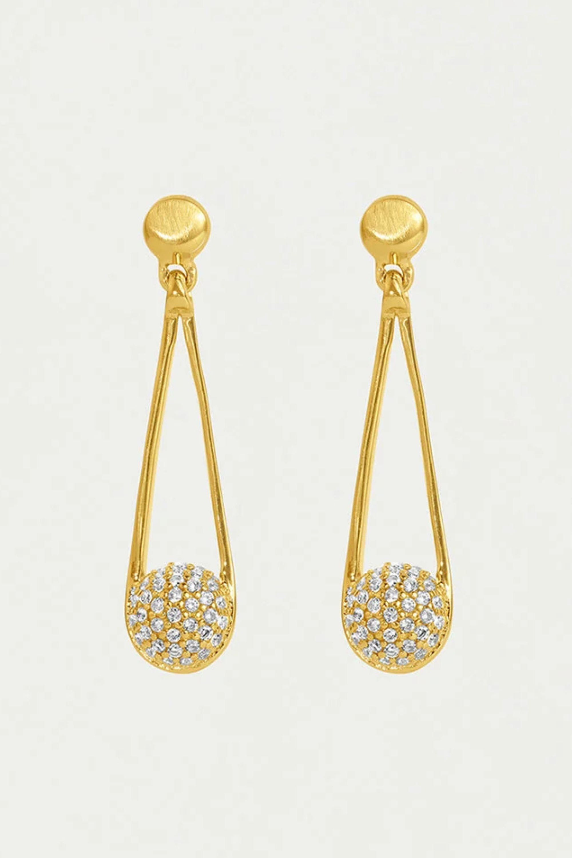 Petit Pavé Tiny Ipanema Earrings-Earrings-Vixen Collection, Day Spa and Women's Boutique Located in Seattle, Washington