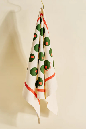 Dirty Martini Olive Cotton Tea Towel-Tea Towels-Vixen Collection, Day Spa and Women's Boutique Located in Seattle, Washington